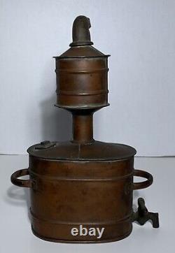 MINIATURE COPPER MOONSHINE STILL 1920's Antique 9W X 13H