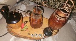 Moon Shine Still Souvenir Shot Glass Holder Collectors Piece. Great Condition