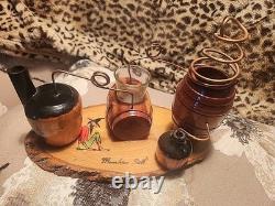 Moon Shine Still Souvenir Shot Glass Holder Collectors Piece. Great Condition