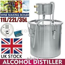 Moonshine 10 GAL 2POTS Alcohol Distiller Copper Wine Maker Water Still Boiler UK