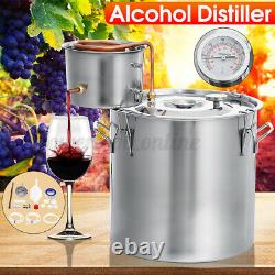 Moonshine 2 GAL 2POTS Alcohol Distiller Copper Wine Maker Water Still Boiler UK