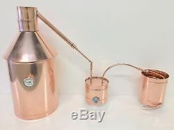 Moonshine Still-10 Gallon-Heavy 20oz. Copper- Thumper and Worm Included