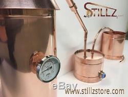 Moonshine Still-10 Gallon-Heavy 20oz. Copper- Thumper and Worm Included