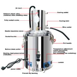 Moonshine Still Alcohol Whisky Wine Oil Alembic Still Brewing Home Distiller Kit