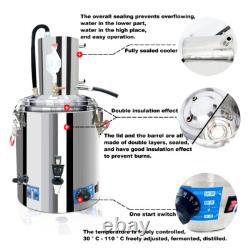 Moonshine Still Alcohol Whisky Wine Oil Alembic Still Brewing Home Distiller Kit