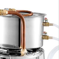 Moonshine Still Alcohol Wine Distiller Distilling Kit 2.5 Gal (10L)