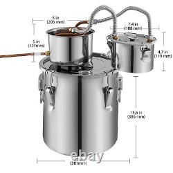 Moonshine Still Alcohol Wine Distiller Distilling Kit 8 Gallon (30L)