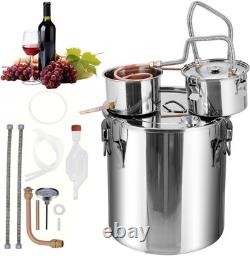 Moonshine Still Distiller, 3 Gal 12L Stainless Steel Water Alcohol Spirits