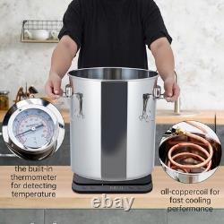 Moonshine Still Distiller, 3 Gal 12L Stainless Steel Water Alcohol Spirits