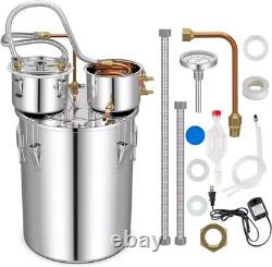 Moonshine Still Distiller 3 Pots 38L Stainless Steel Water Alcohol Distiller