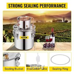 Moonshine Still Distiller 3Gal 12L 2pot Stainless Steel Distillation Pot