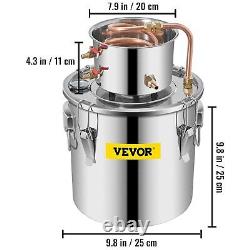 Moonshine Still Distiller 3Gal 12L 2pot Stainless Steel Distillation Pot