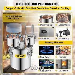 Moonshine Still Distiller 3Gal 12L Stainless Steel Water Distiller Copper