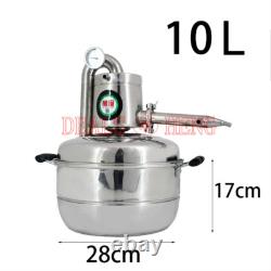 Moonshine Still Herb Essential Oil Brew Kit Alcohol Water Wine Distiller NEW