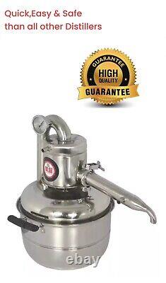 Moonshine Still Herb Essential Oil Brew Kit Alcohol Water Wine Distiller NEW