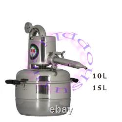 Moonshine Still Herb Essential Oil Brew Kit Alcohol Water Wine Distiller NEW