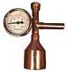 Moonshine Still Keg 2 Copper Column Thermometer Diy Kit Distilling Alcohol