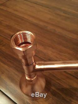 Moonshine Still Keg 2 Copper Column Thermometer DIY Kit Distilling Alcohol