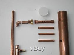 Moonshine Still Kit 2 Reflux Column Do-it-yourself kit DIY Copper Distiller