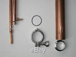 Moonshine Still Kit 2 Reflux Column Do-it-yourself kit DIY Copper Distiller