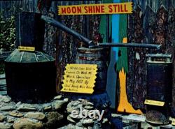 Moonshine Still Pigeon Forge Tennessee Postcard Color King Walter Cline