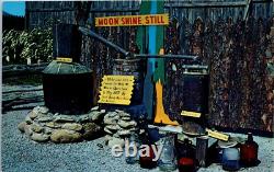 Moonshine Still Pigeon Forge Tennessee Postcard Color King Walter Cline