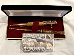 Moonshine Still Wood Gun Bullet Pen, Bolt Action Lever, letter opener with box