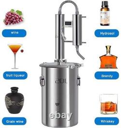 New 20L Wine Alcohol Ethanol Distiller Guzzle Moonshine Still Home Brewing Kit