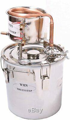 New 3 Gal 12 litres Copper Alcohol Wine Moonshine Still Spirits Boiler Water Oil