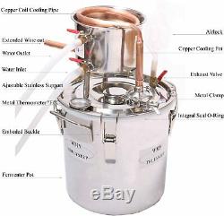 New 3 Gal 12 litres Copper Alcohol Wine Moonshine Still Spirits Boiler Water Oil