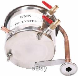 New 3 Gal 12 litres Copper Alcohol Wine Moonshine Still Spirits Boiler Water Oil