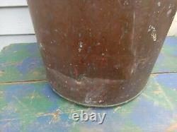 Nice Antique Solid Copper Moonshine Still Pot Ships Free