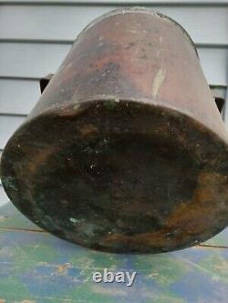 Nice Antique Solid Copper Moonshine Still Pot Ships Free