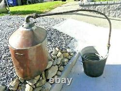 Old Copper Moonshine Whiskey Home Brewing Still