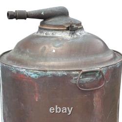 Original Primitive Antique Outlaw Moonshine Whiskey Copper Still