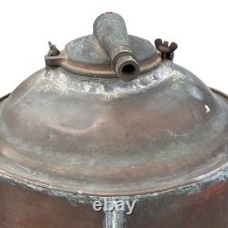 Original Primitive Antique Outlaw Moonshine Whiskey Copper Still