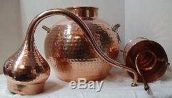 PREMIUM Copper Alembic Still for Moonshine, Whiskey, Essential Oils 20L/5G