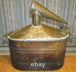 PRIMITIVE Original VINTAGE Antique COPPER Moonshine WHISKEY STILL Must See RARE