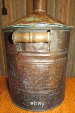 PRIMITIVE Original VINTAGE Antique COPPER Moonshine WHISKEY STILL Must See RARE