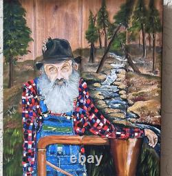 Popcorn Sutton, Moonshiner Legend, Canvas Art Print, J Dappen Carolina, Georgia