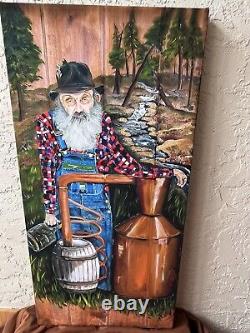 Popcorn Sutton, Moonshiner Legend, Canvas Art Print, J Dappen Carolina, Georgia