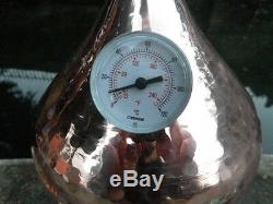 Premium Copper Alembic Moonshine & Whiskey Still with thermometer 10 L 2.5G