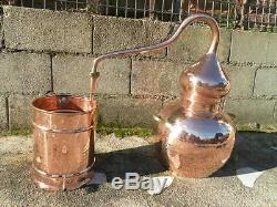 Premium Copper Alembic Moonshine & Whiskey Still with thermometer 10 L 2.5G
