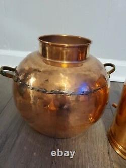 Premium Copper Moonshine Alembic Still with thermometer/ aprox 1.5 Gallon