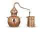 Premium Copper Moonshine & Whiskey Alembic Still With Thermometer 20 L 5 Gallon