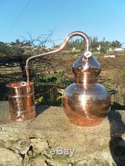 Premium Copper Moonshine & Whiskey Alembic Still with thermometer 20 L 5 Gallon