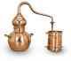 Premium Copper Moonshine & Whiskey Alembic Still 2 L Withthermometer 0.5 Gallon