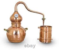 Premium Copper Moonshine & whiskey Alembic Still 3 L withthermometer aprox 1Gallon