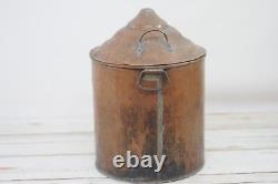 Primitive Antique Copper Moonshine Whiskey Still Pot Copper Boiler Copper Still