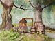 Print Moonshine Still In Woods Water Color Original Art